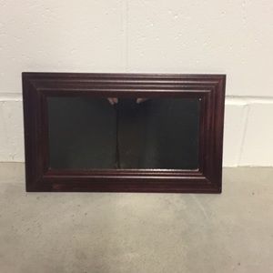 EUC! Cherry Wood Accent Mirror